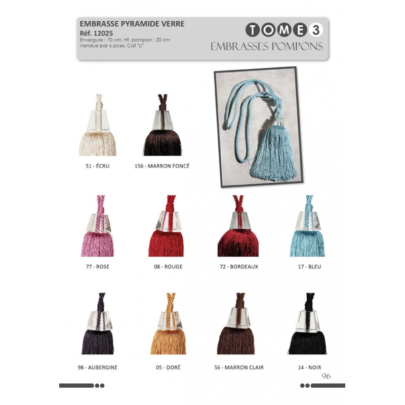 Stephanoise S12025 - EMBRASSE "VERRE PYRAMIDE"