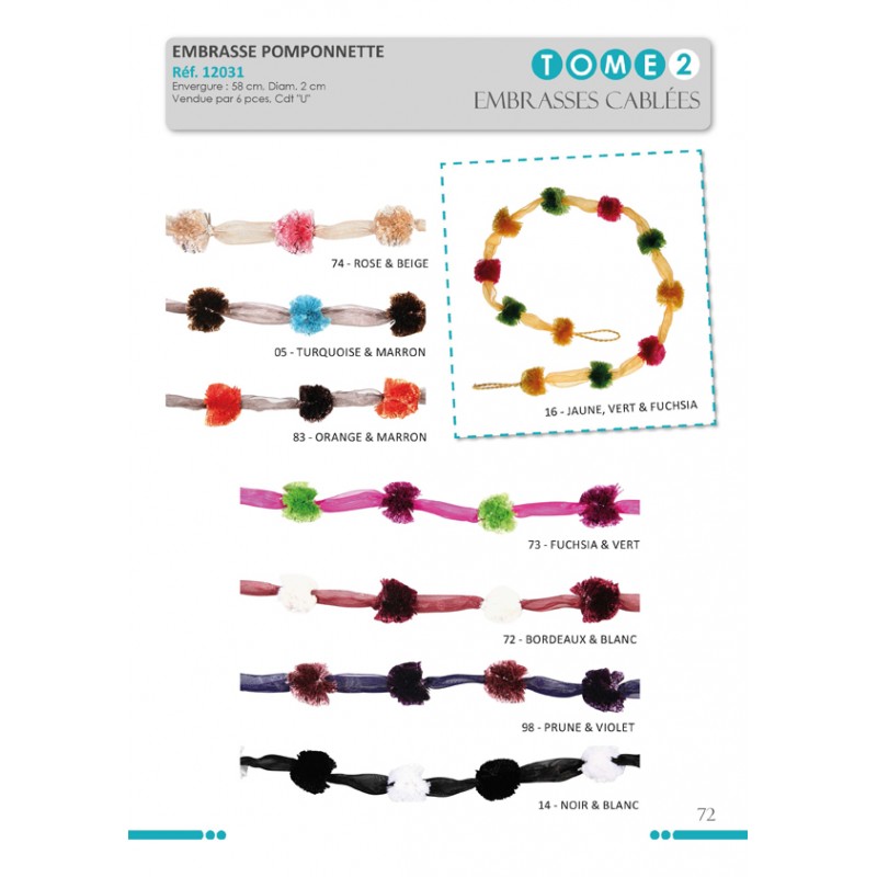 Stephanoise S12031 - EMBRASSE "POMPONNETTE"