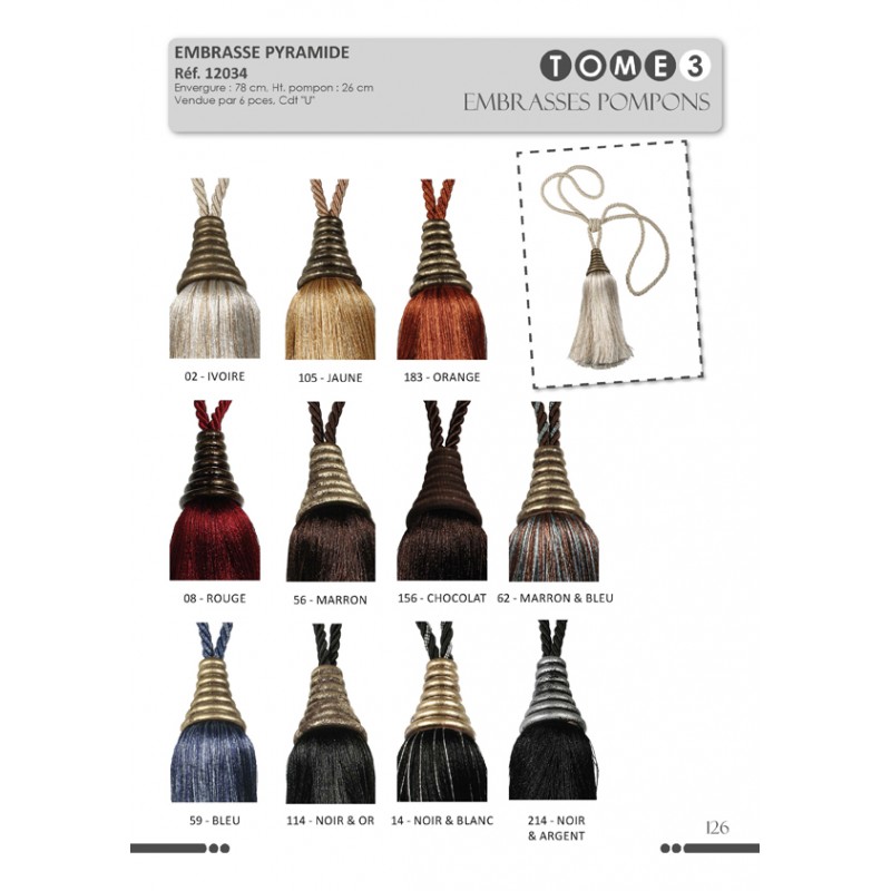 Stephanoise S12034 - EMBRASSE PYRAMIDE OR