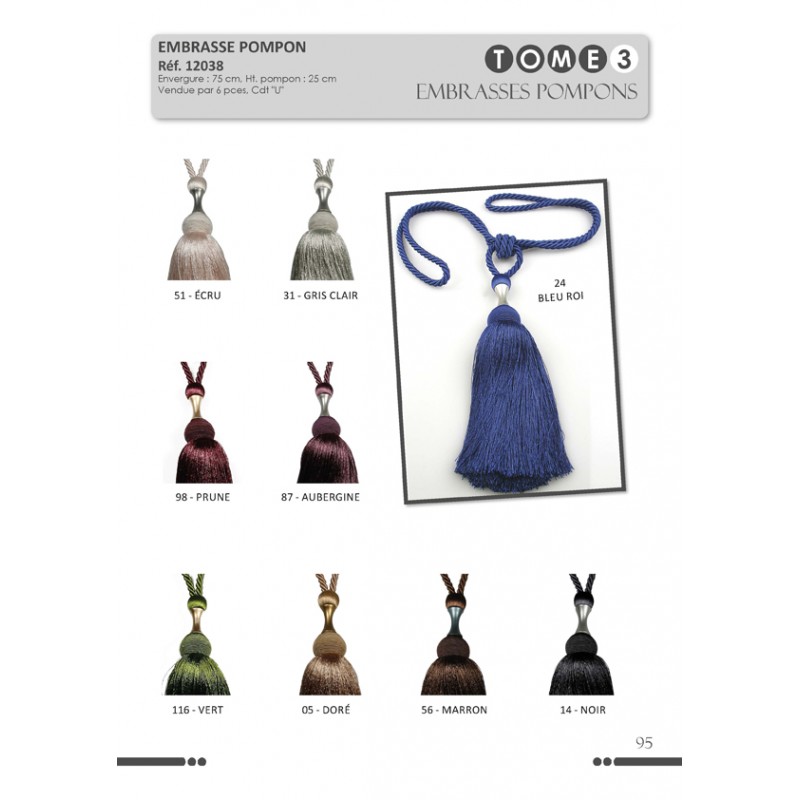 Stephanoise S12038 - EMBRASSE 1 POMPON