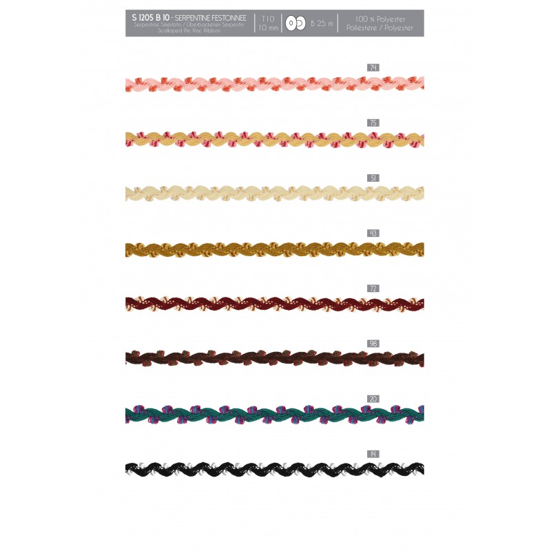 Stephanoise S1205 - SERPENTINE FESTONNEE