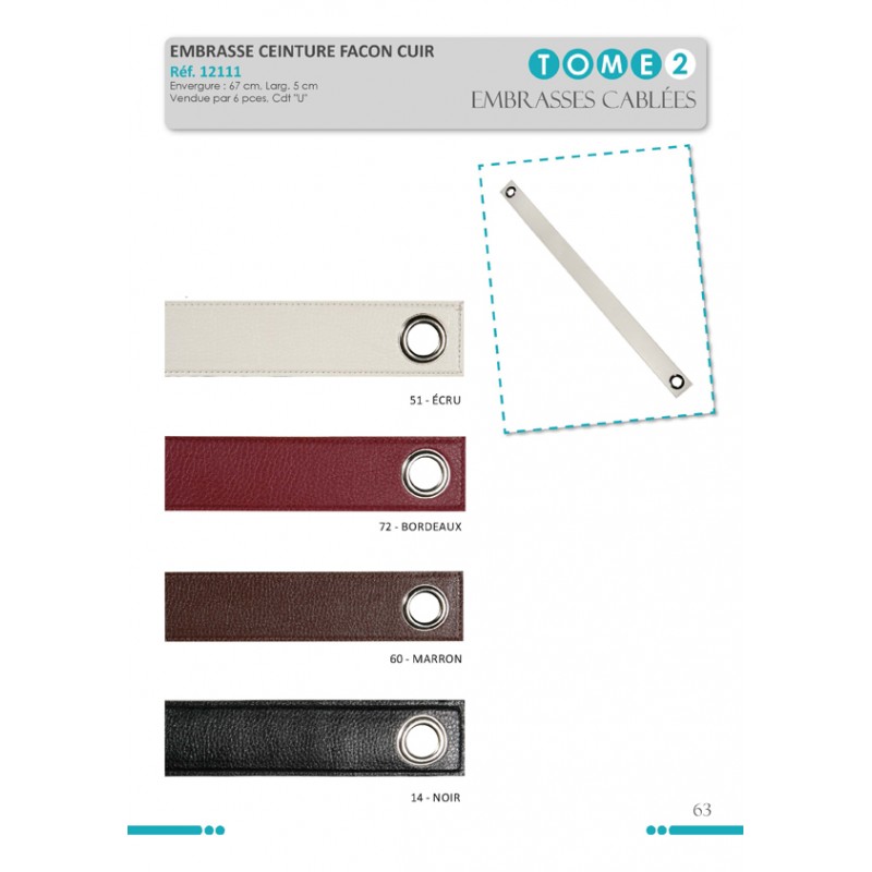 Stephanoise S12111 - EMB 'BANDE CUIR'