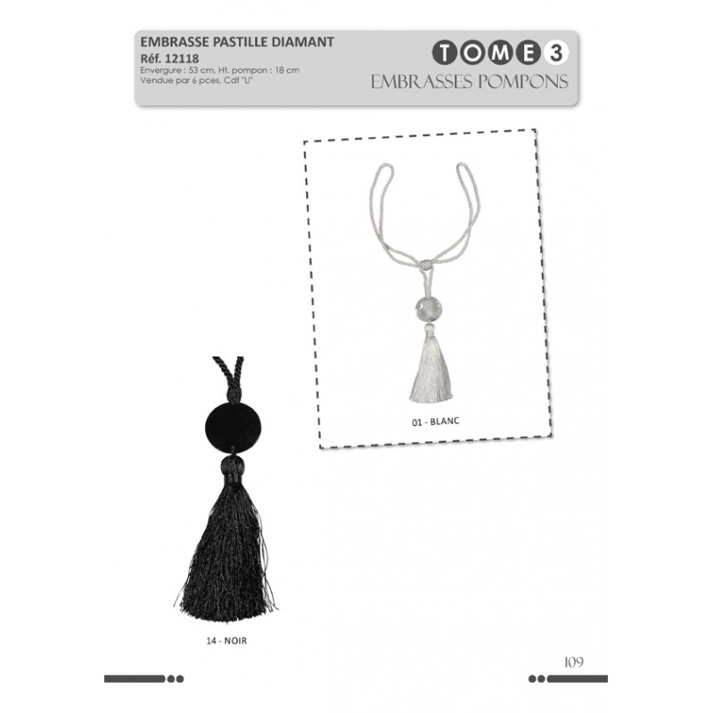 Stephanoise S12118 - EMBRASSE PASTILLE "DIAMANT"