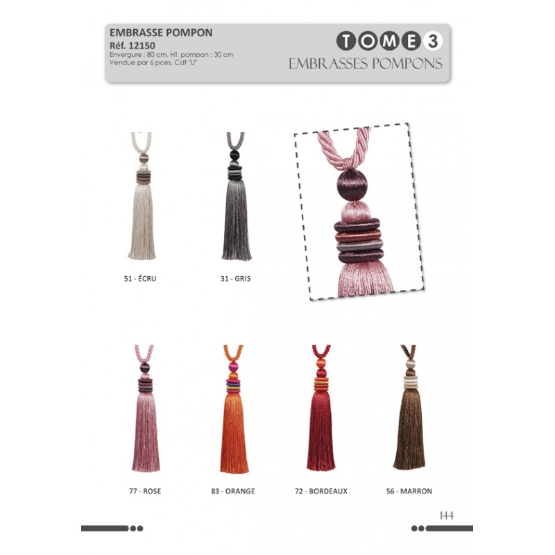 Stephanoise S12150 - EMBRASSE POMPONS