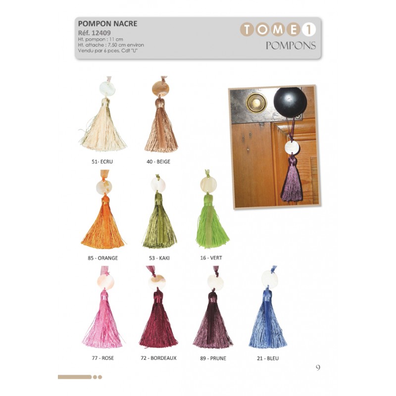 Stephanoise S12409 - POMPON NACRE