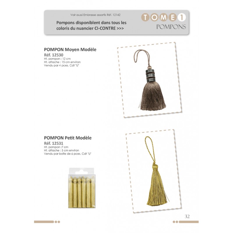 Stephanoise S12530 - POMPON ASSORTI 12142