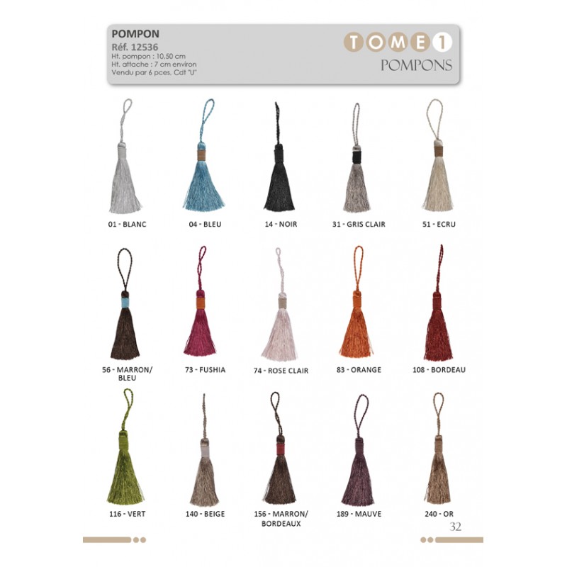 Stephanoise S12536 - POMPON ASSORTI 12411