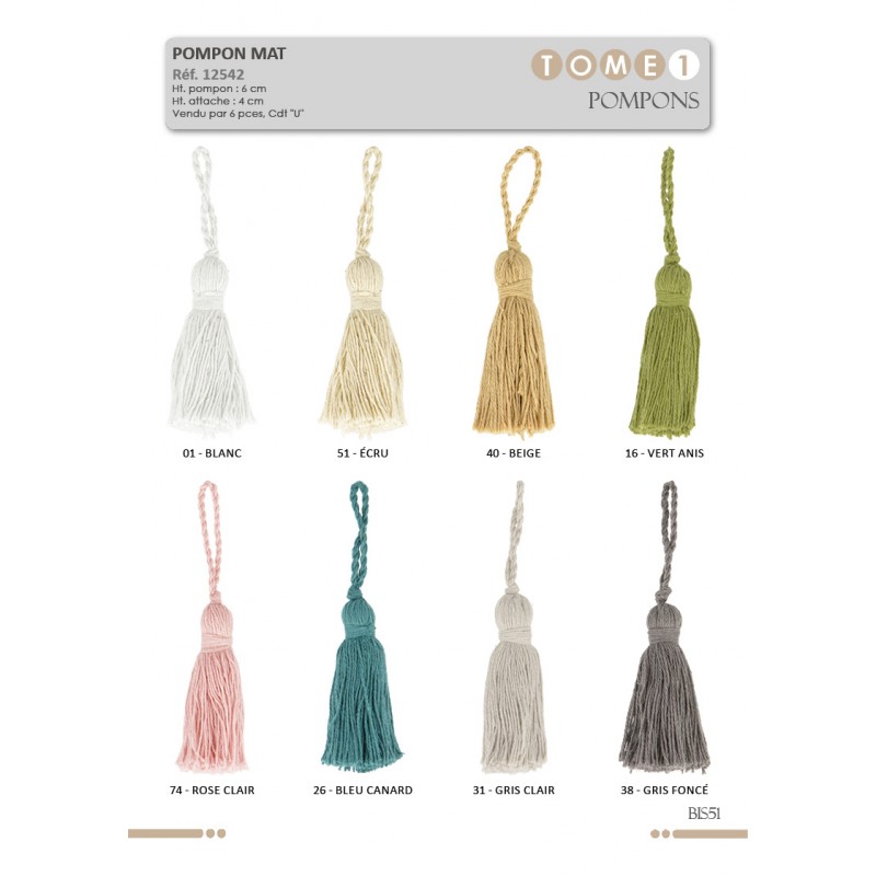 Stephanoise S12542 - POMPON MAT