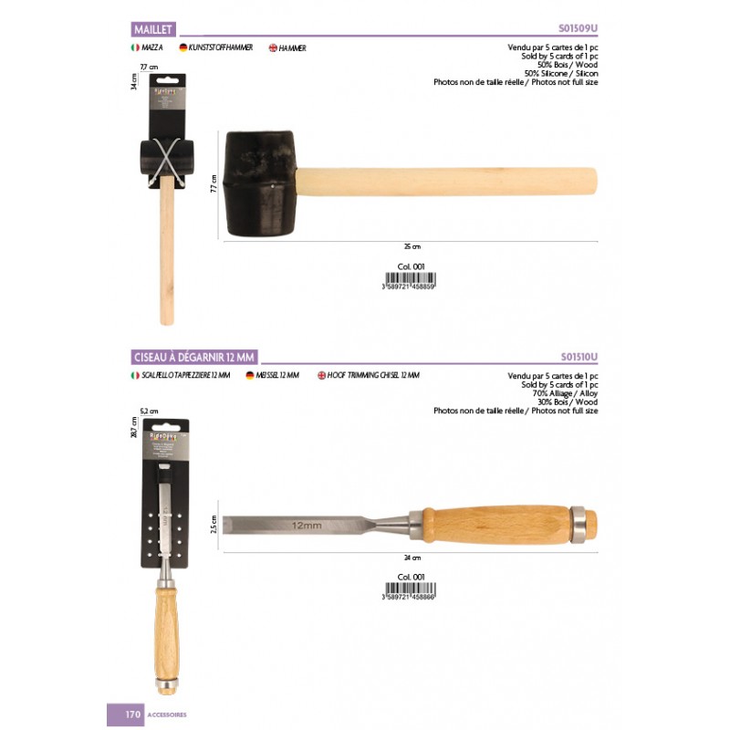 Stephanoise S1510 - CISEAU À DÉGARNIR 12MM