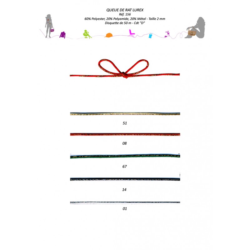 Stephanoise S156 - QUEUE DE RAT METALLIQUE 2MM