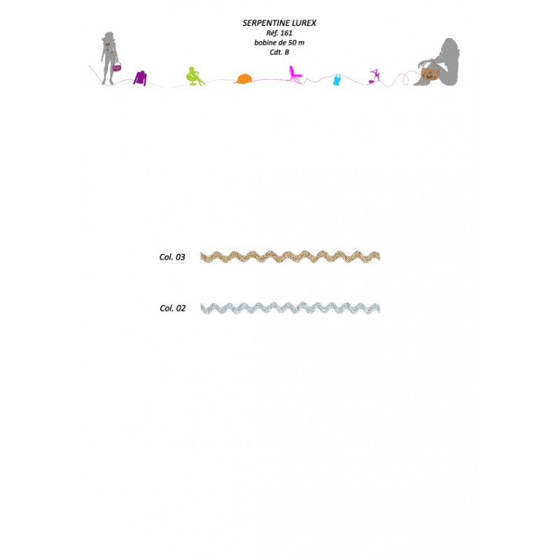 Stephanoise S161 - SERPENTINE METALLIQUE