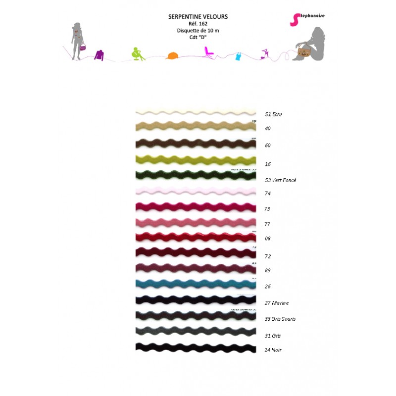 Stephanoise S162 - SERPENTINE VELOURS