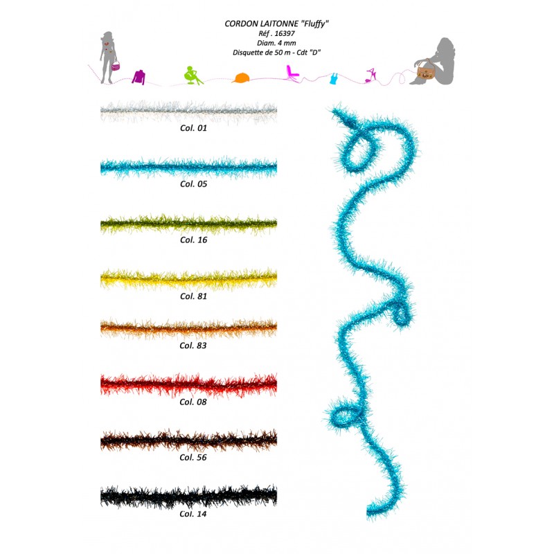 Stephanoise S16397 - CORDON LAITONNE "FLUFFY"