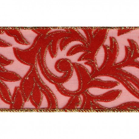 stephanoise S16407 - RUBAN VELOURS LAIT 60 MM