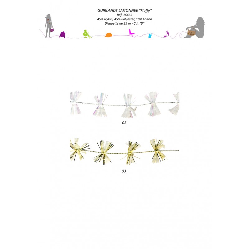Stephanoise S16465 - GUIRLANDE LAITONNE "FLUFFY"