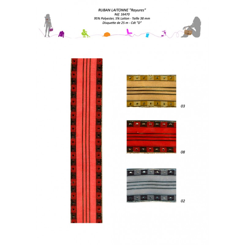 Stephanoise S16470 - VOILE LAITONNE FANTAISIE