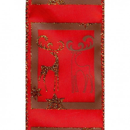 stephanoise S16485 - RUBAN LAITONNE CERF