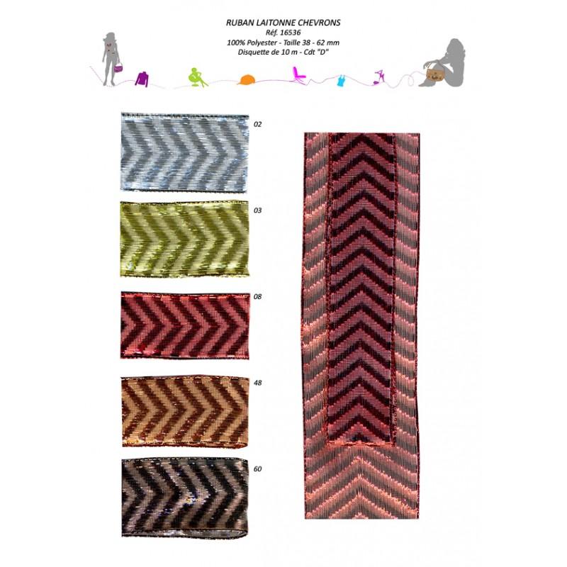 Stephanoise S16536 - RUBAN LAITONNE CHEVRONS