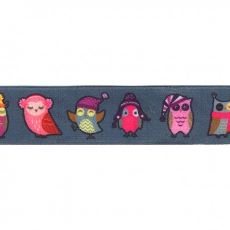 stephanoise S16551 - RUBAN LAITONNE HIBOUX