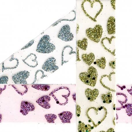 stephanoise S16553 - RUBAN COEURS DECOUPE