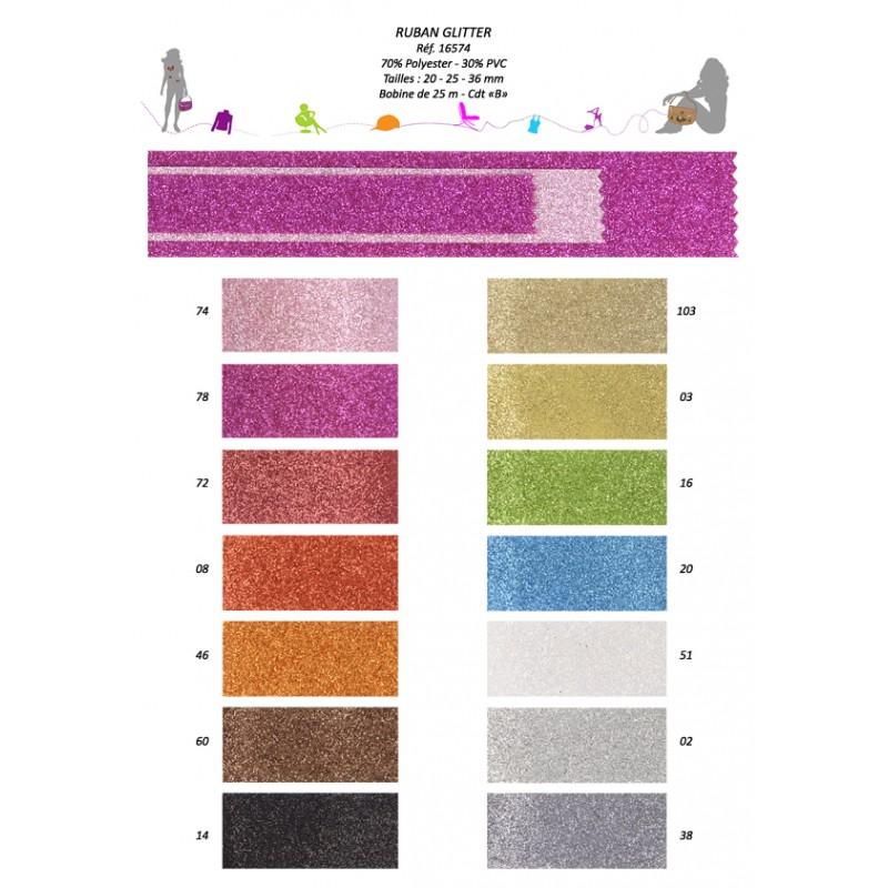 Stephanoise S16574 - RUBAN "GLITTER"