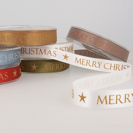 stephanoise S16595 - RUBAN MERRY CHRISTMAS