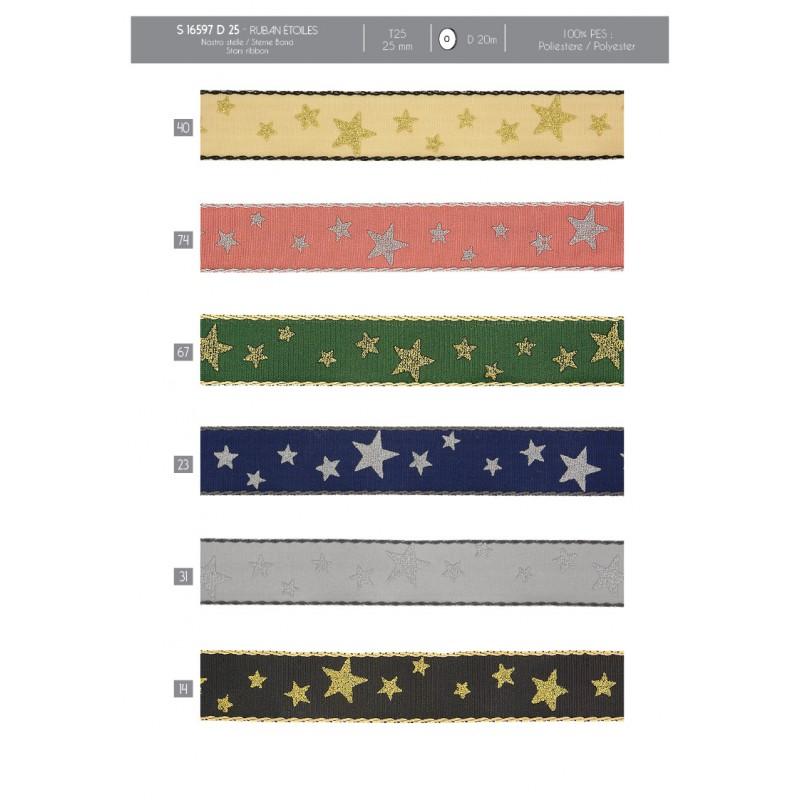 Stephanoise S16597 - RUBAN ÉTOILES