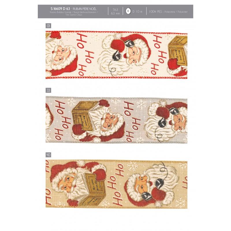 Stephanoise S16609 - RUBAN PÈRE NOËL