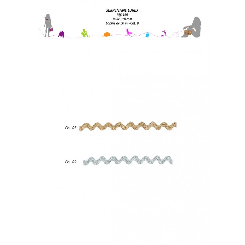 Stephanoise S169 - SERPENTINE METALLIQUE