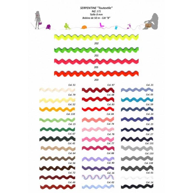 Stephanoise S171 - SERPENTINE TOUTEXTILE 8MM