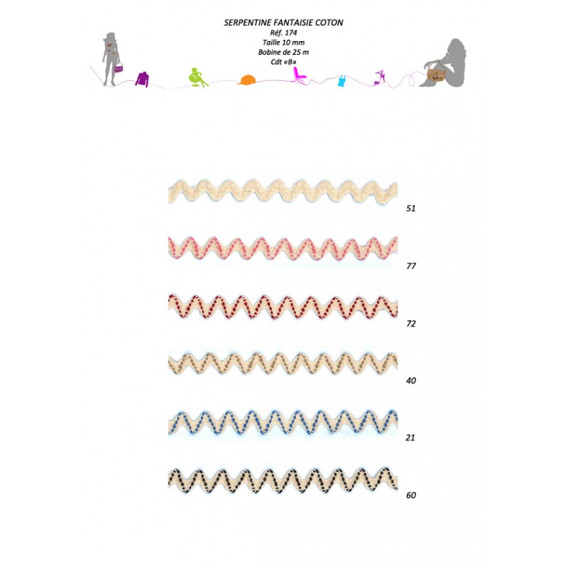 Stephanoise S174 - SERPENTINE FANTAISIE 10MM