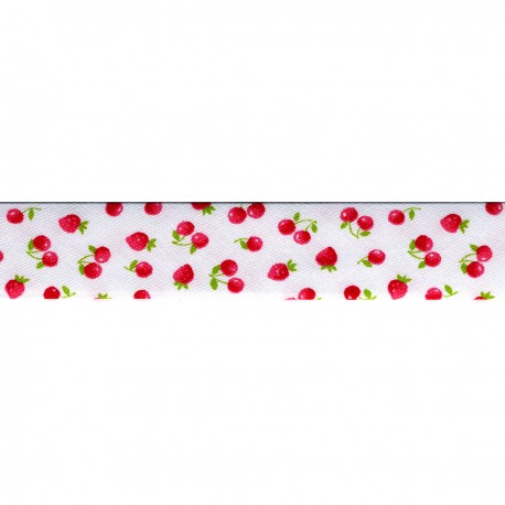 stephanoise S1741 - BIAIS REPLIE "FRAISES"