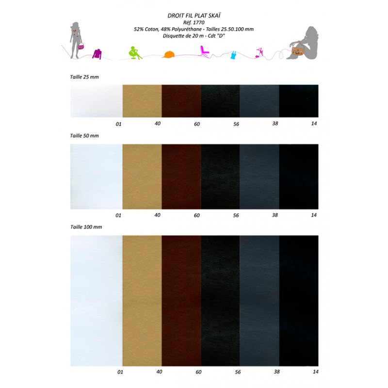 Stephanoise S1770 - DROIT FIL PLAT SIMILI