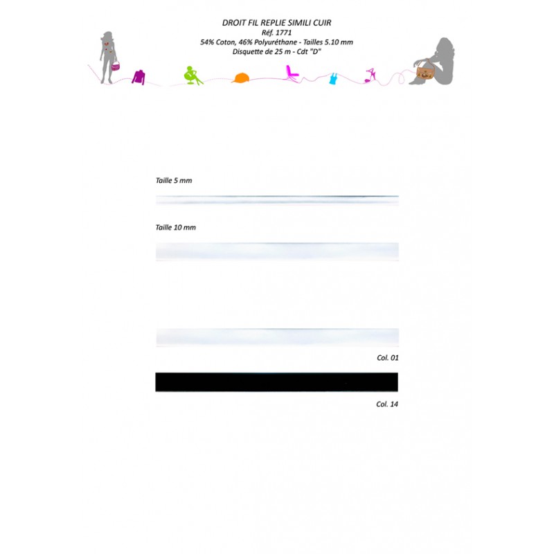 Stephanoise S1771 - DROIT FIL REPLIE SIMILI