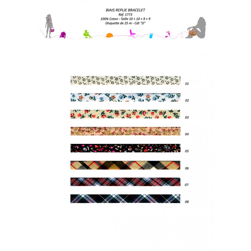 Stephanoise S1773 - BIAIS REPLIE "BRACELET" 10+10+9+9