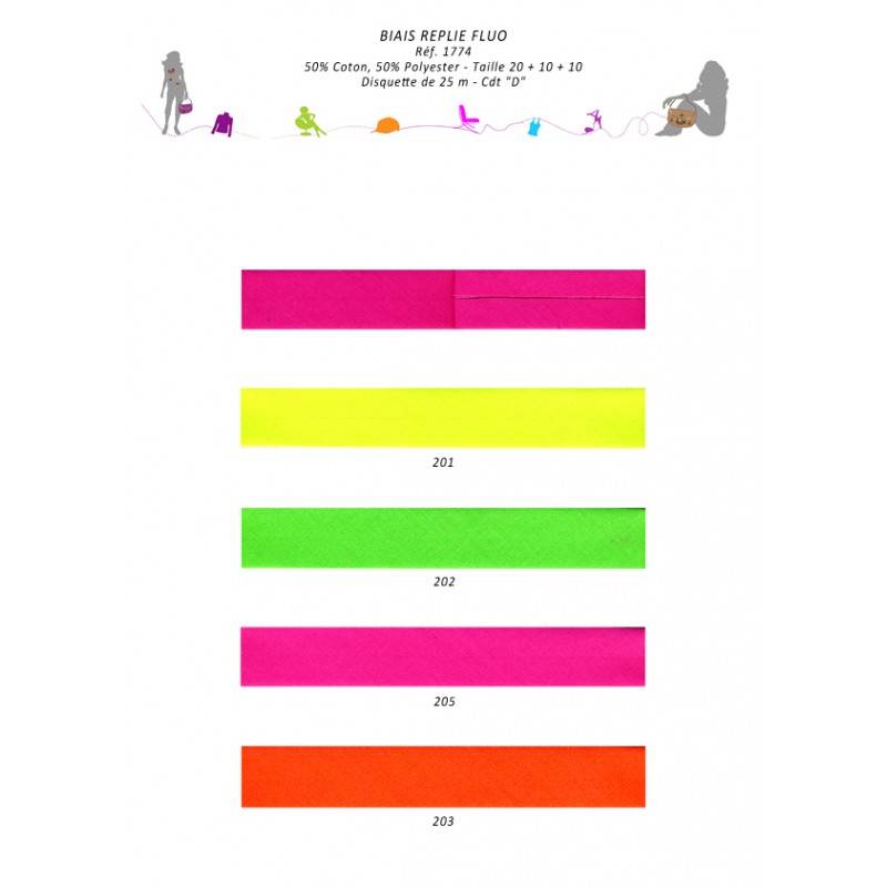 Stephanoise S1774 - BIAIS REPLIE FLUO 201010