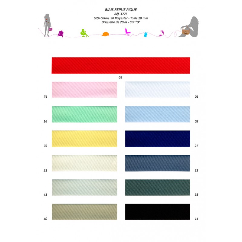 Stephanoise S1775 - BIAIS REPLIE PIQUE 201010
