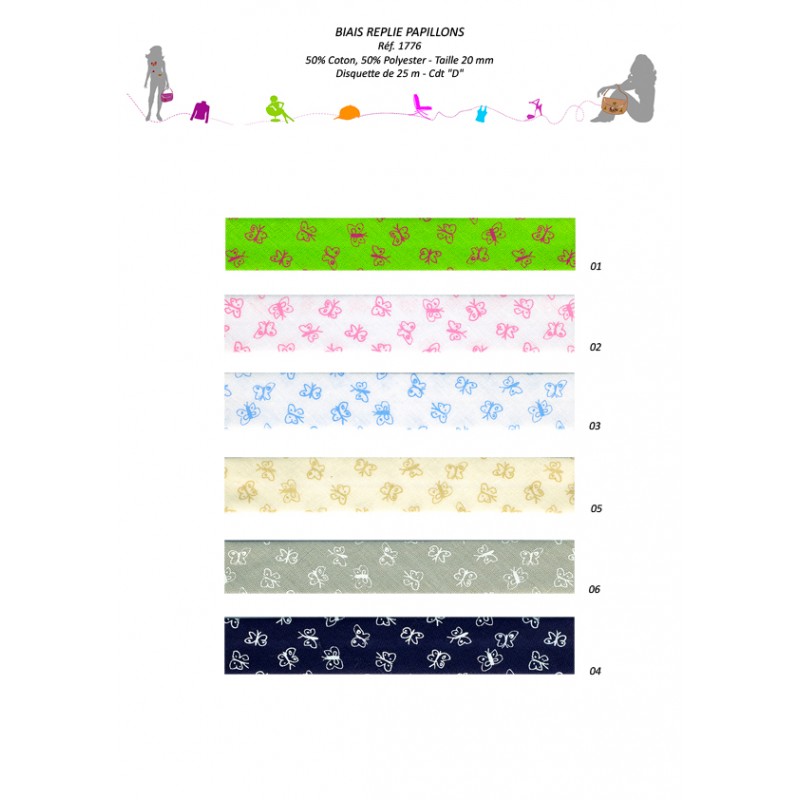Stephanoise S1776 - BIAIS REPLIE PAPILLONS 20/10/10