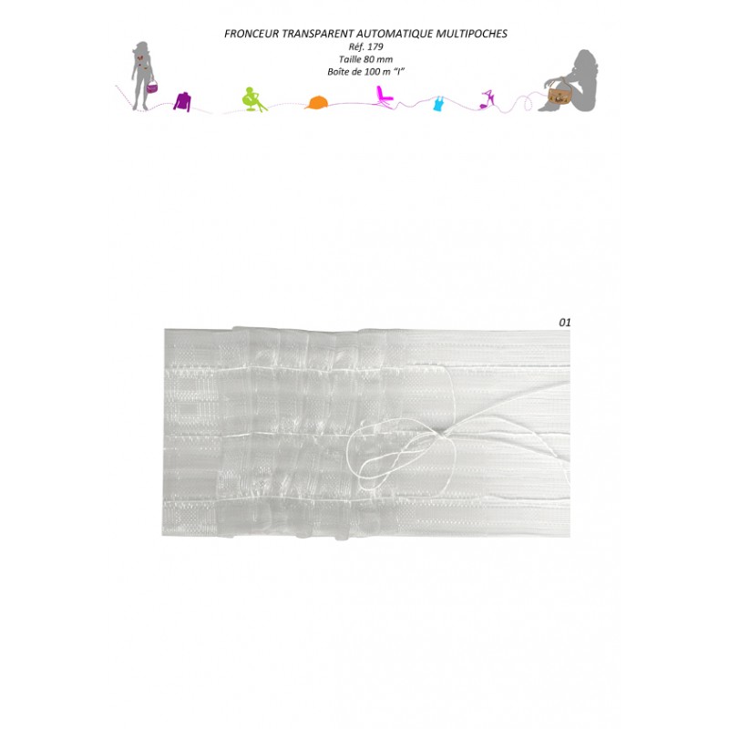 Stephanoise S179 - FRONCEUR TRANSPARENT MULTIPOCHES