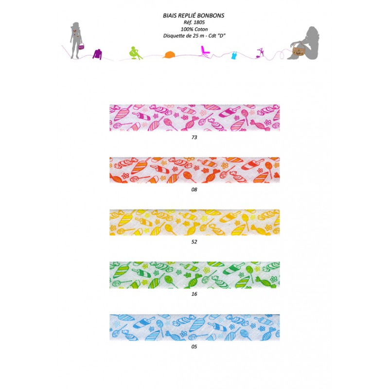 Stephanoise S1805 - BIAIS REPLIE "BONBONS"