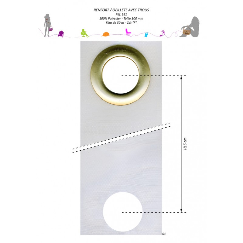 Stephanoise S181 - RENFORT/OEIL. AVEC TROUS