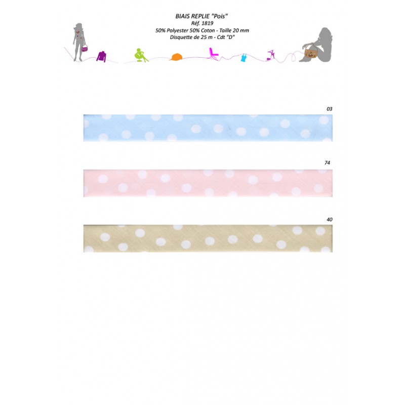 Stephanoise S1819 - BIAIS REPLIE "POIS"