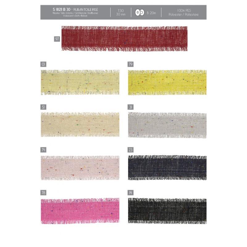 Stephanoise S18211 - RUBAN TOILE IRISÉ