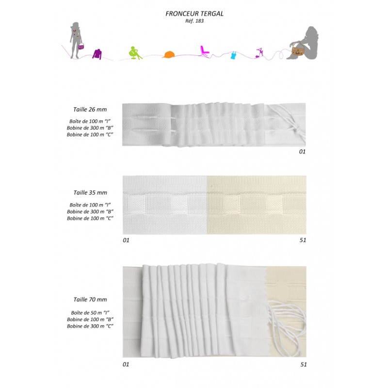 Stephanoise S183 - FRONCEUR TERGAL +/- 3MM