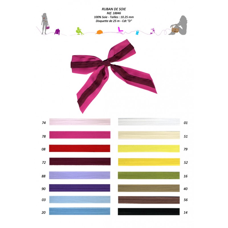 Stephanoise S18846 - RUBAN DE SOIE