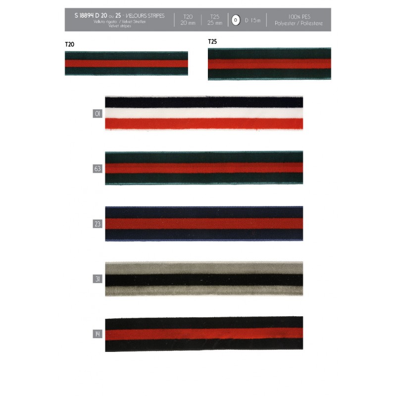 Stephanoise S18894 - VELOURS STRIPES