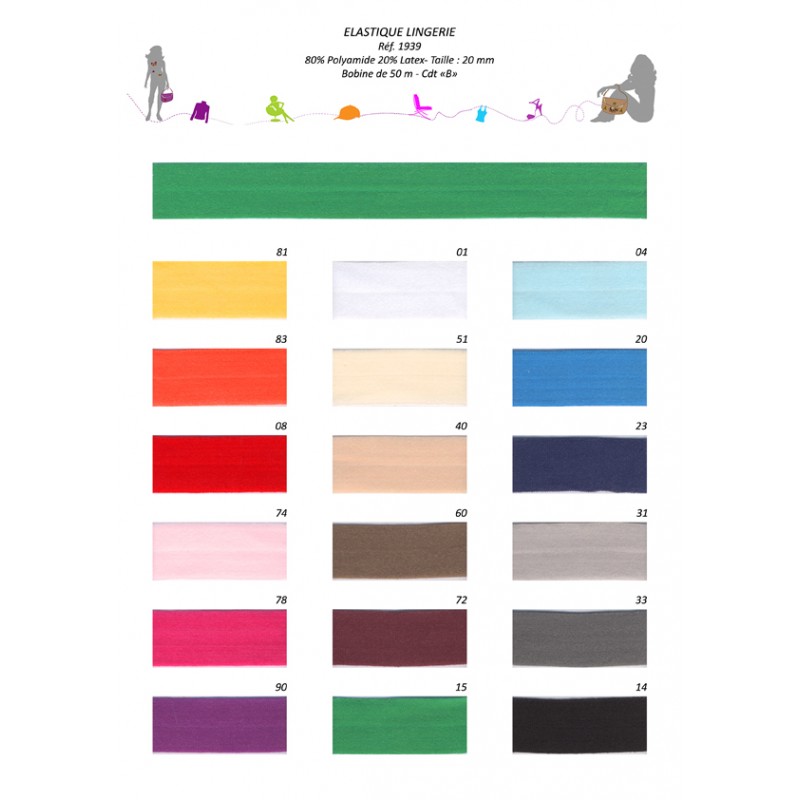 Stephanoise S1939 - ELASTIQUE LINGERIE 20MM