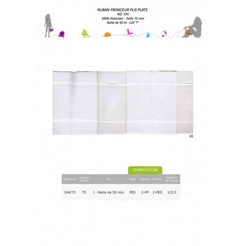 Stephanoise S194 - FRONCEUR PLIS PLATS