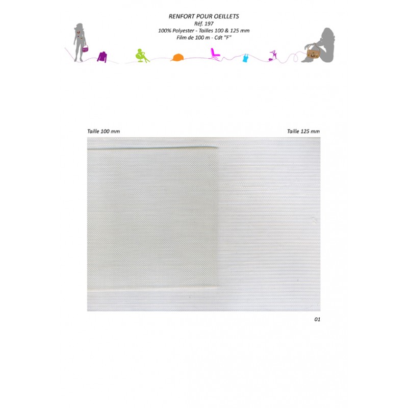 Stephanoise S197 - RENFORT POUR OEILLETS