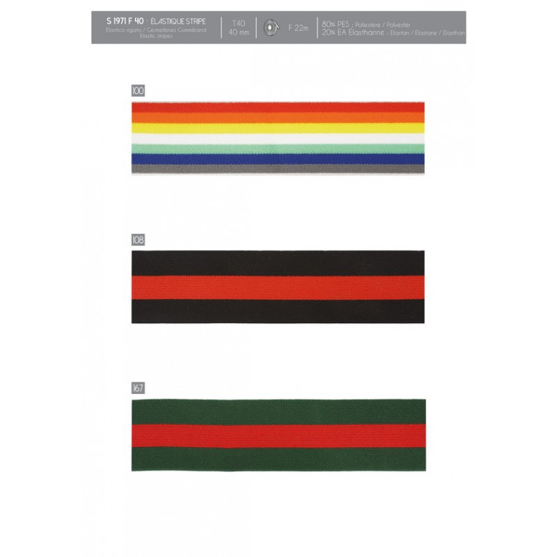 Stephanoise S1971 - ELASTIQUE STRIPE